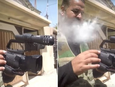 Η τυχερή του μέρα! Κάμερα GoPro «σώζει» δημοσιογράφο από σφαίρα ελεύθερου σκοπευτή στη Μοσούλη (βίντεο)